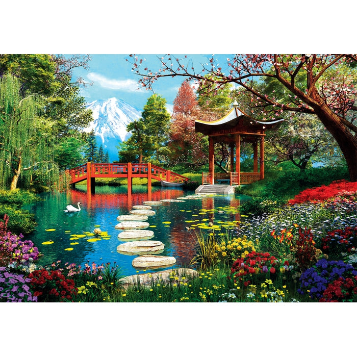 clementoni-fuji-garden-puzzle-1000-teile-70-x-50-cm image 2