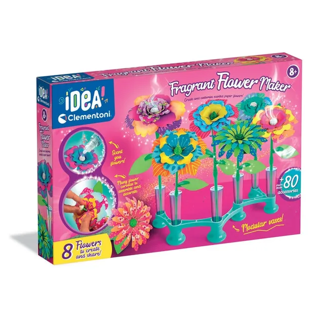 clementoni-idea-duftende-blumen-kreationen-kreativ-set-mit-vase image 1