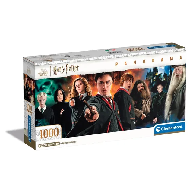 clementoni-harry-potter-puzzle-1000-teile-panorama-98-x-33-cm image 1