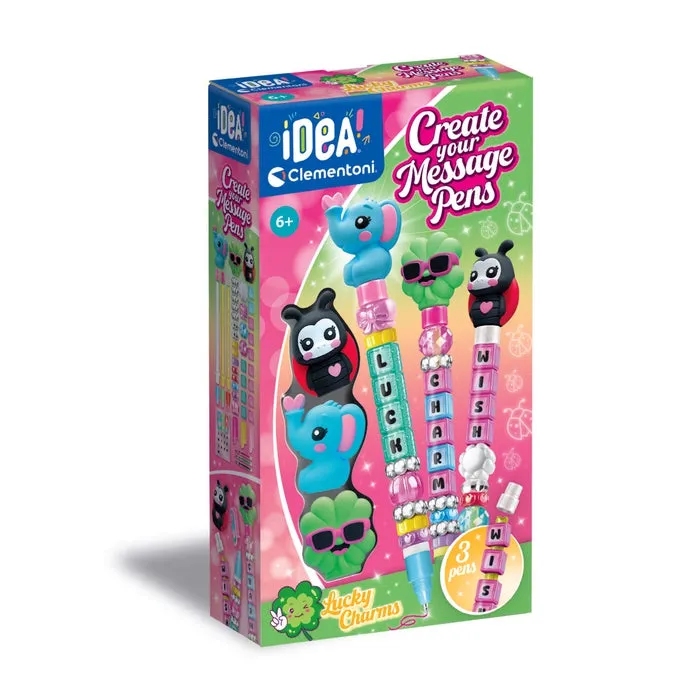 clementoni-idea-deine-nachrichten-stift-kreationen-good-luck-kreativset image 1