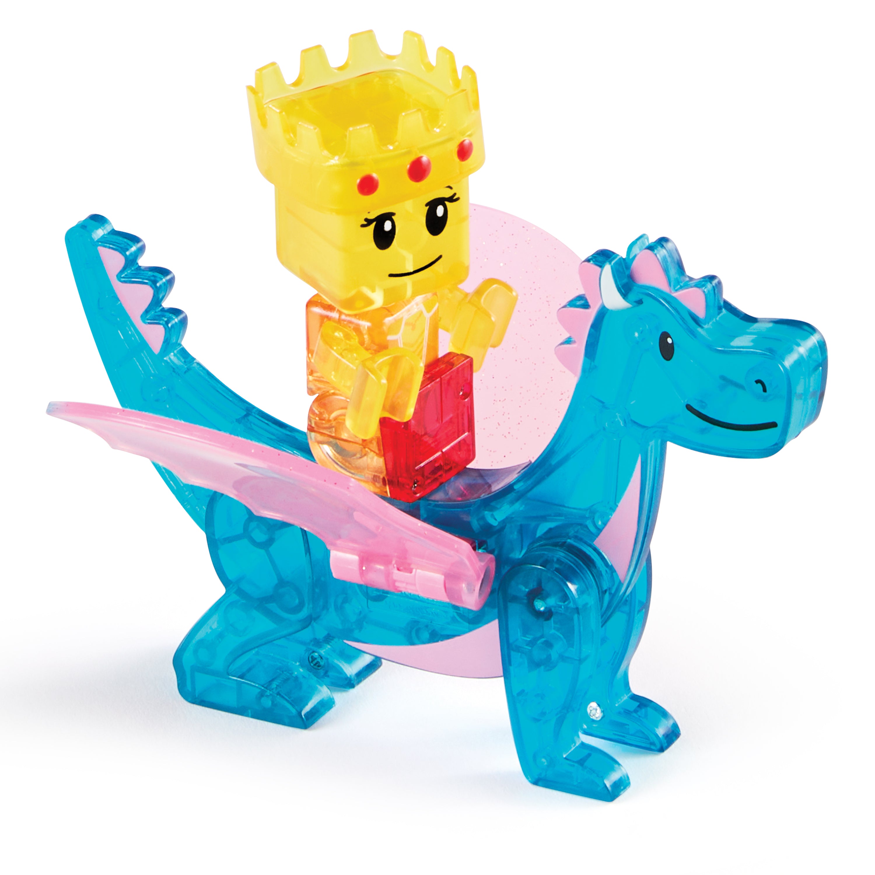 magna-tiles-castle-25-teiliges-magnet-bauset-mit-drache image 7