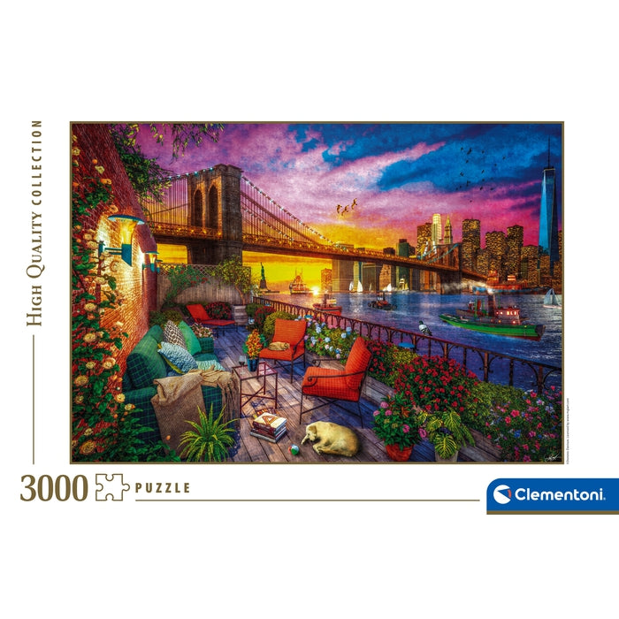 clementoni-puzzle-manhattan-balcony-sunset-3000-teile image 4