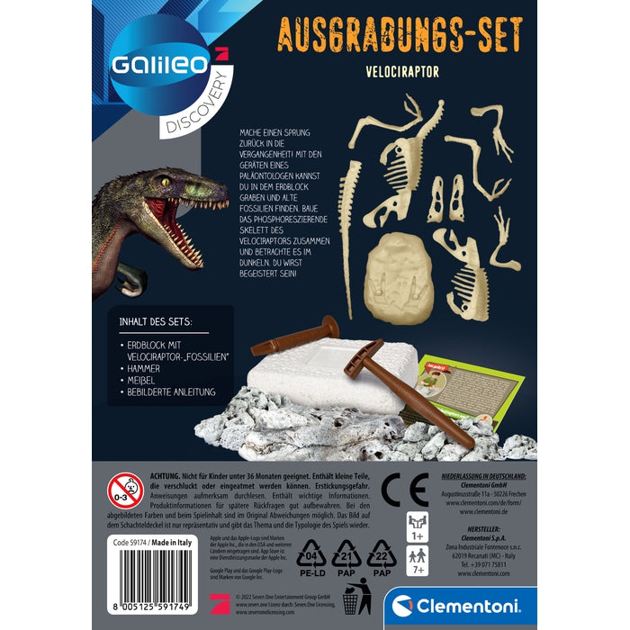 clementoni-galileo-discovery-ausgrabungs-set-velociraptor-dino-skelett-mit-leuch image 5