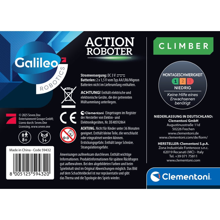 clementoni-galileo-robotics-action-roboter-climber-kletter-roboter-bausatz-mit-s image 5