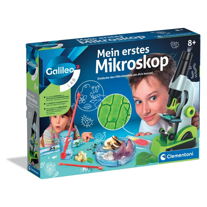 clementoni-galileo-lab-mein-erstes-mikroskop-150-fach-experimentierkasten image 1