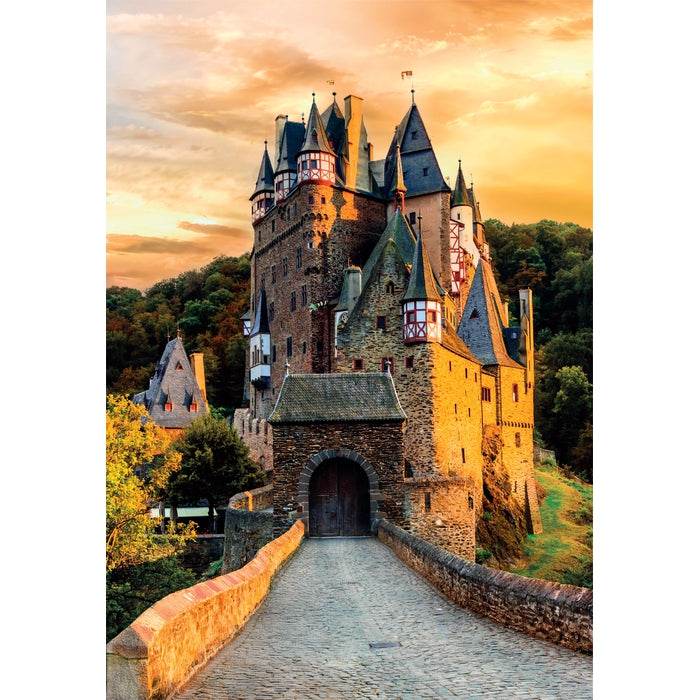 clementoni-puzzle-golden-hour-at-eltz-castle-1000-teile-70-x-50-cm image 2