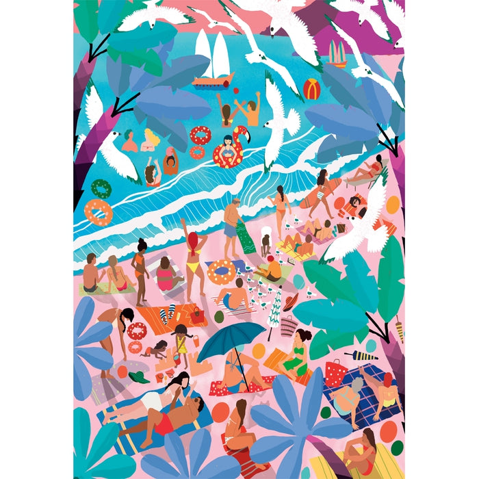 clementoni-sunday-at-the-beach-1000-teile-puzzle-f-r-erwachsene-made-in-italy image 2