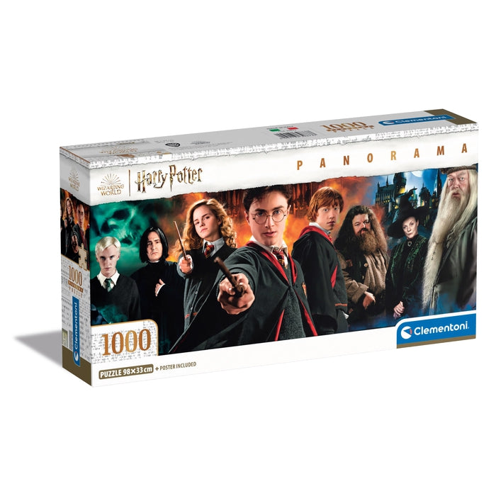 clementoni-harry-potter-puzzle-1000-teile-panorama-98-x-33-cm image 1
