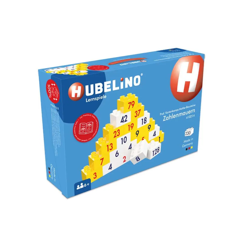 hubelino-lernbausteine-zahlenpyramiden-nach-prof-kortenkamp-mathe-bauset image 1
