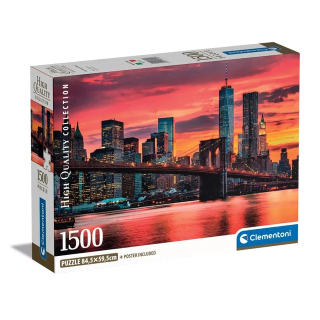 clementoni-east-river-at-dusk-puzzle-1500-teile image 1