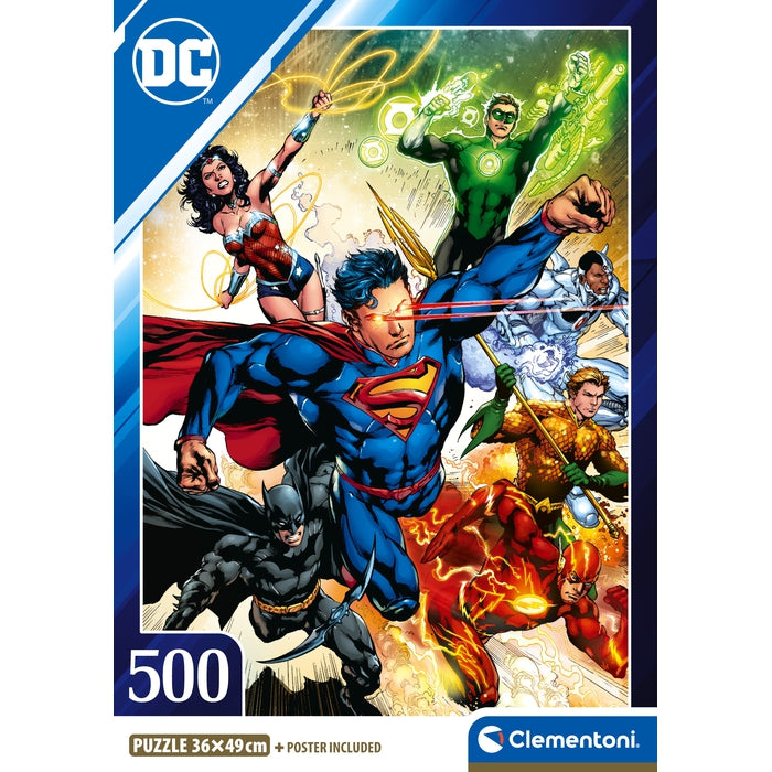 clementoni-dc-comics-puzzle-500-teile-49-x-36-cm image 4