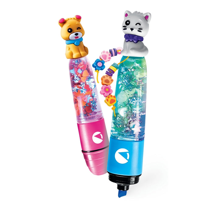 clementoni-idea-deine-textmarker-kreationen-s-e-tierfreunde-stifte-bastelset-2er image 2