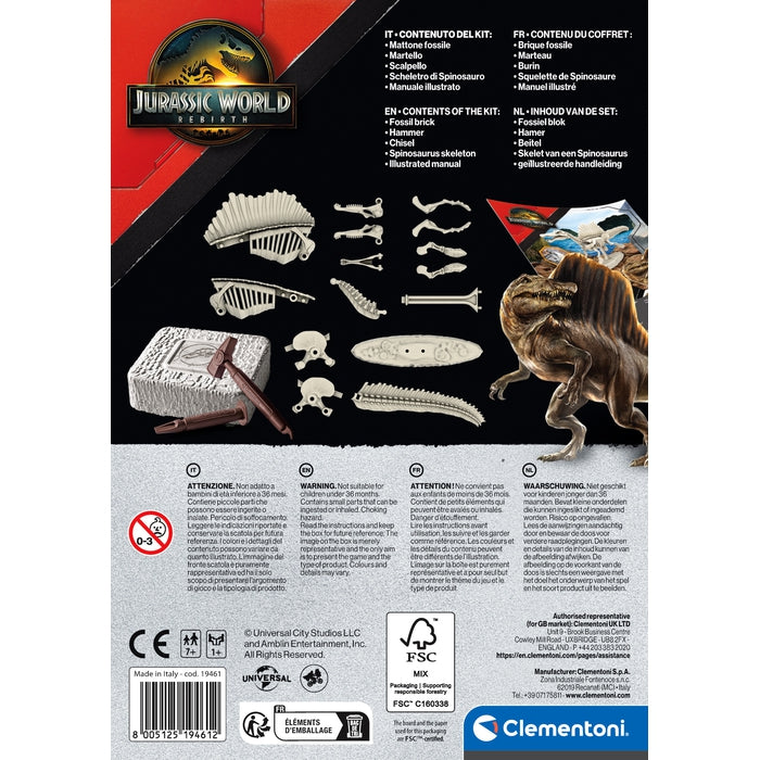 clementoni-jurassic-world-spinosauro-ausgrabungs-und-bauset-mit-dinosaurier-skel image 6