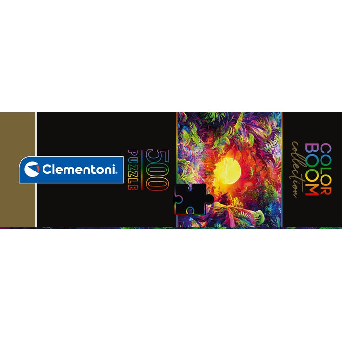 clementoni-puzzle-500-teile-psychedelic-jungle-sunrise-49-x-36-cm image 6