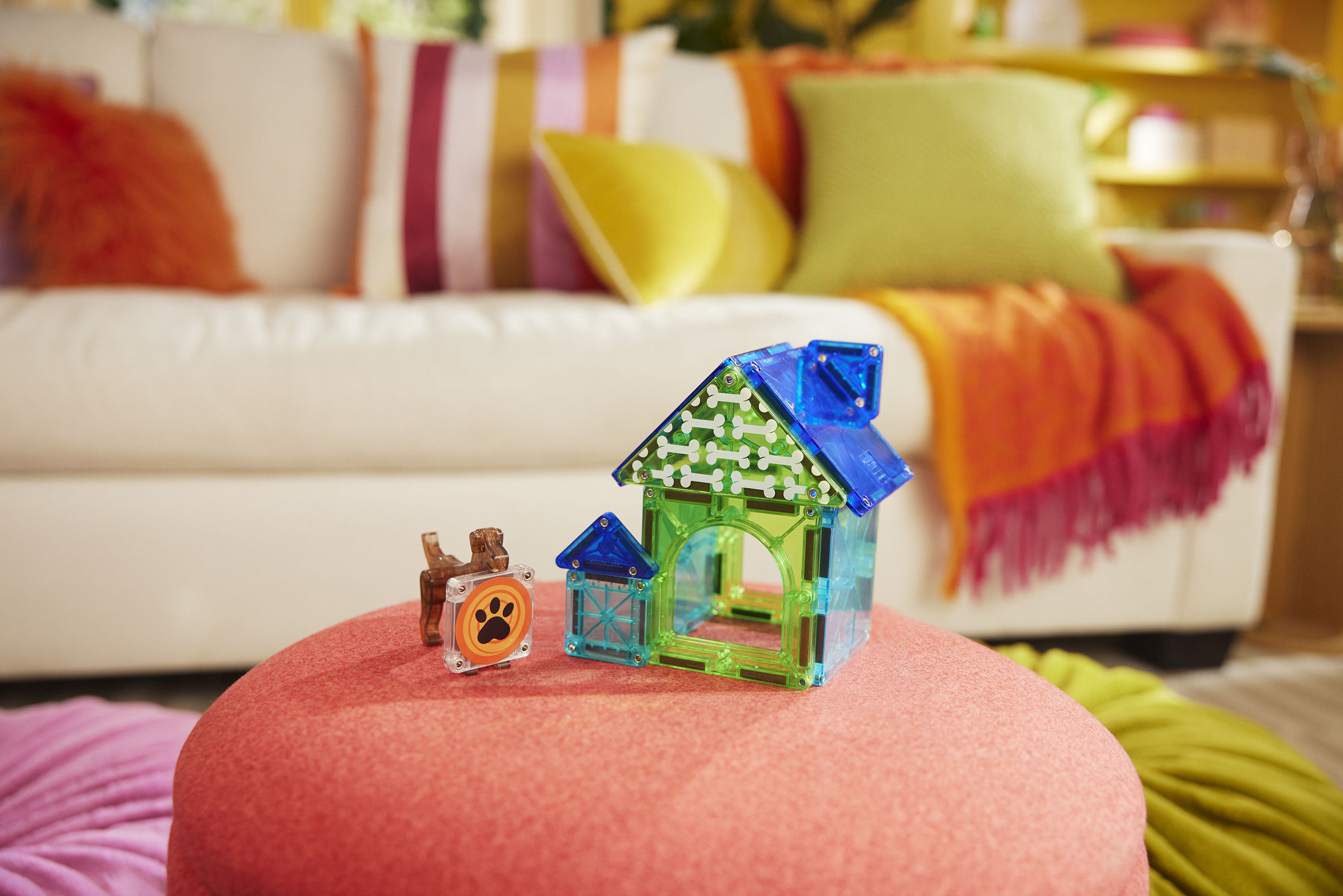 magna-tiles-dog-house-13-teile-magnetisches-hunde-bauset-mit-micromags image 3