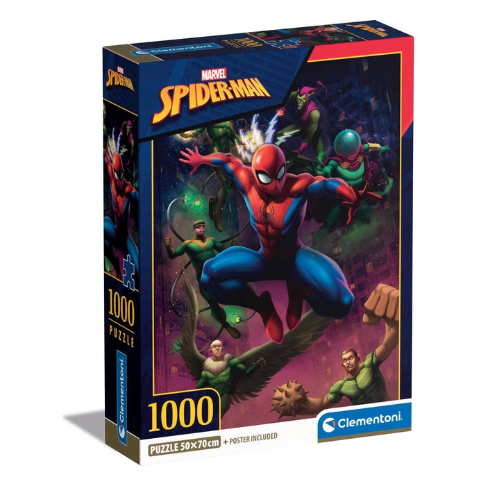 clementoni-marvel-spider-man-puzzle-1000-teile-70-x-50-cm image 1
