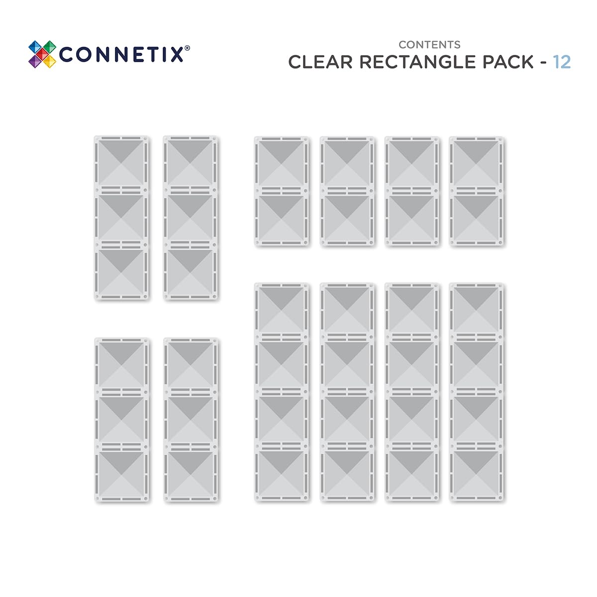 connetix-klar-rechteckpackung-magnetbausteine-12-st-ck image 6