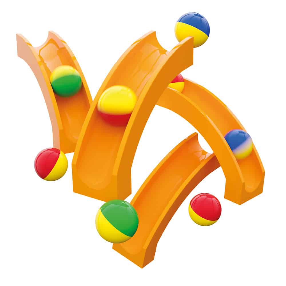 hubelino-rutsche-kugelbahn-zubeh-r-3-steine-hoch image 2