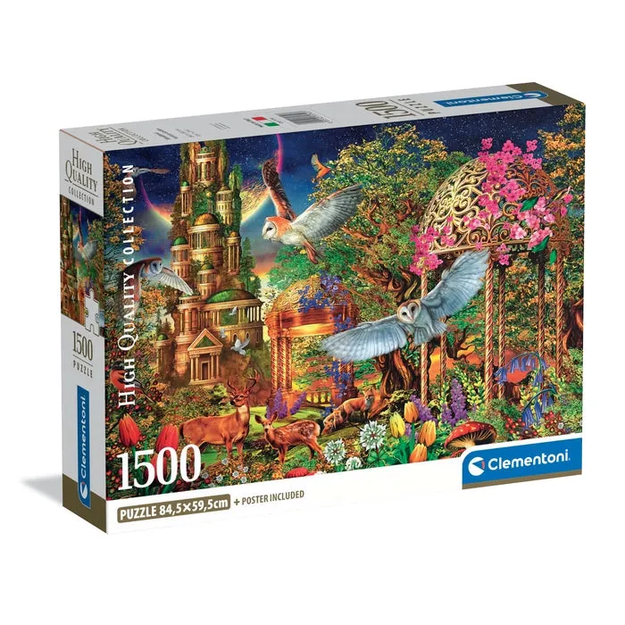 clementoni-woodland-fantasy-garden-puzzle-1500-teile image 1