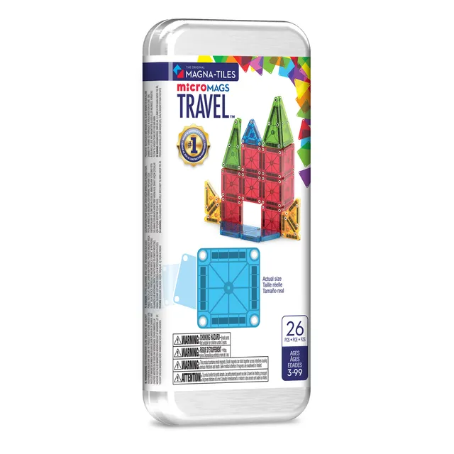 magna-tiles-micromags-travel-26-teiliges-reise-magnetbauset-mit-box image 1
