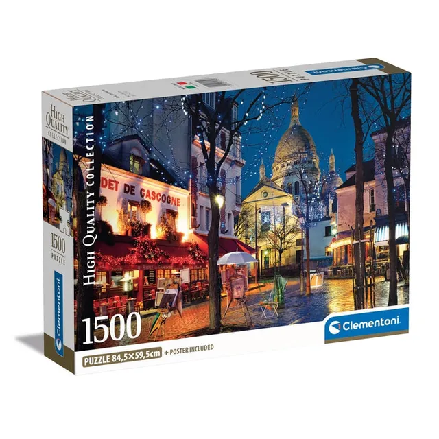 clementoni-adult-puzzle-paris-montmartre-1500-teile-city-puzzle image 1