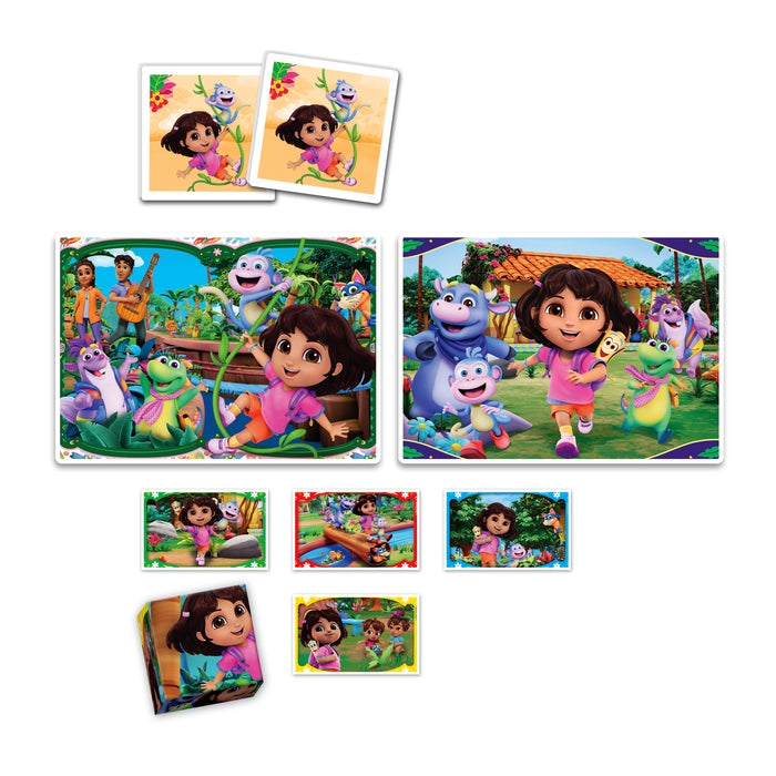 clementoni-edukit-4-in-1-dora-lernspiele-set image 2