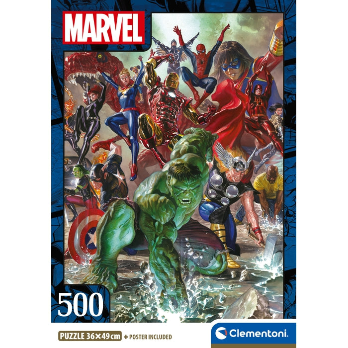 clementoni-puzzle-marvel-500-teile-49-x-36-cm image 4