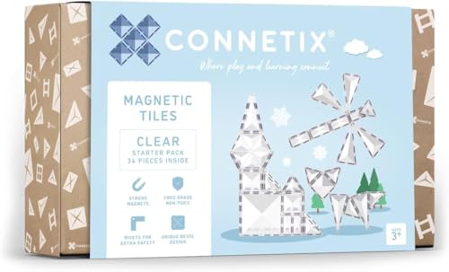 connetix-klar-starterpaket-34-st-ck-transparente-magnetbausteine-magnetfliesen image 7
