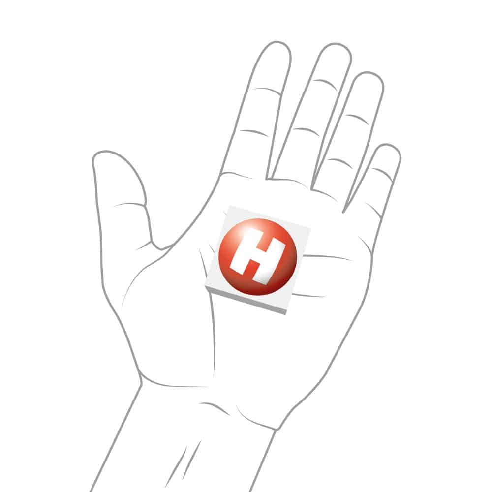 hubelino-2x2er-logo-stein-klemmbaustein-2x2-noppen image 2