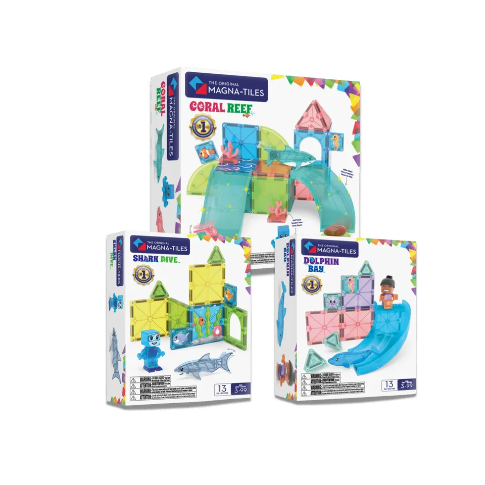 magna-tiles-ocean-discovery-bundle-korallenriff-shark-dive-dolphin-bay image 1