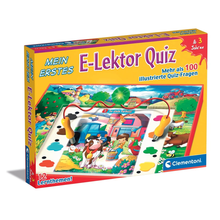 clementoni-mein-erstes-e-lektor-quiz-lernspiel-formen-farben-4-6-jahre image 1