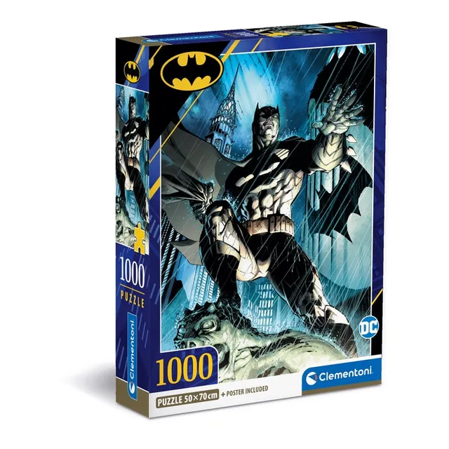 clementoni-batman-puzzle-1000-teile-superhelden-70-x-50-cm image 1