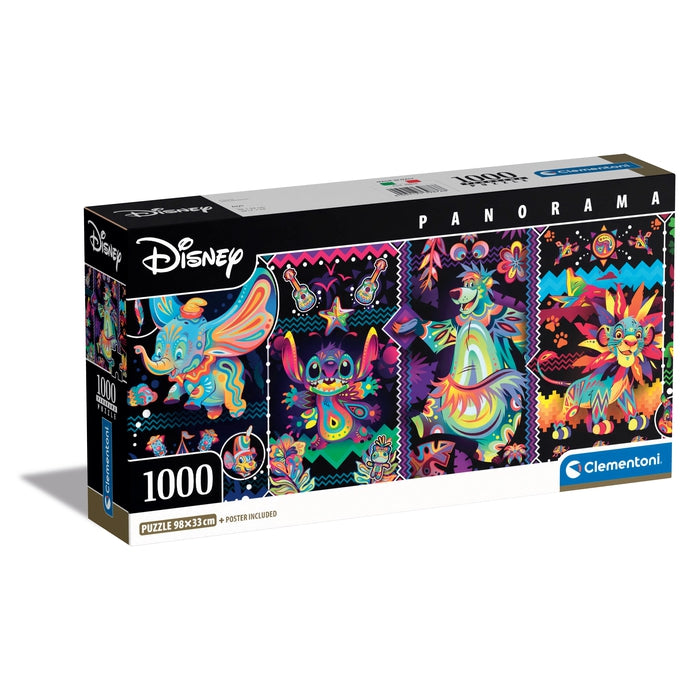 clementoni-joys-puzzle-1000-teile-98-x-33-cm-disney-figuren image 1