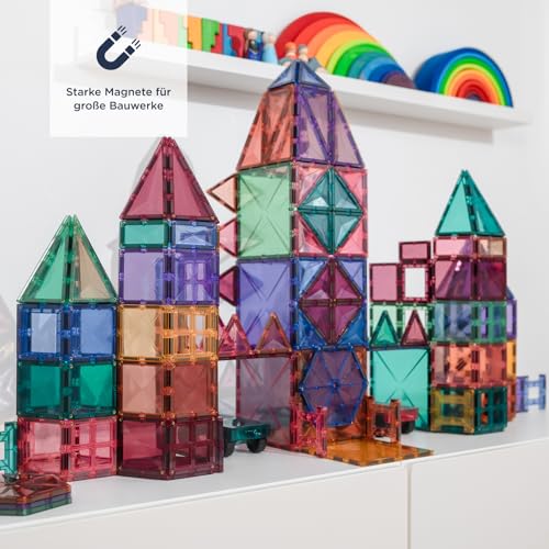 connetix-pastell-megapackung-202-st-ck-magnetbausteine-xxl-set-mit-auto-basen image 8