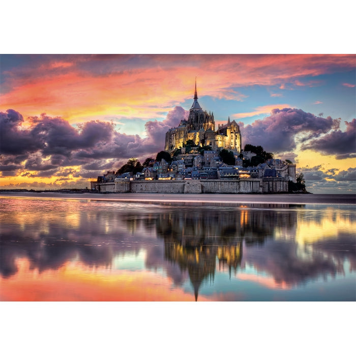 clementoni-le-magnifique-mont-saint-puzzle-1000-teile-70-x-50-cm-panorama image 2
