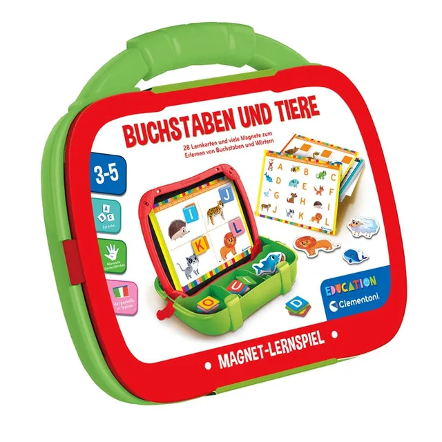 clementoni-lernbox-buchstaben-und-tiere-magnetkoffer-vorschule-4-6-jahre image 1