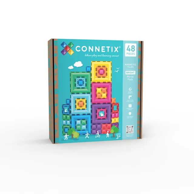 connetix-magnetbausteine-bright-portal-paket-48-st-ck image 1