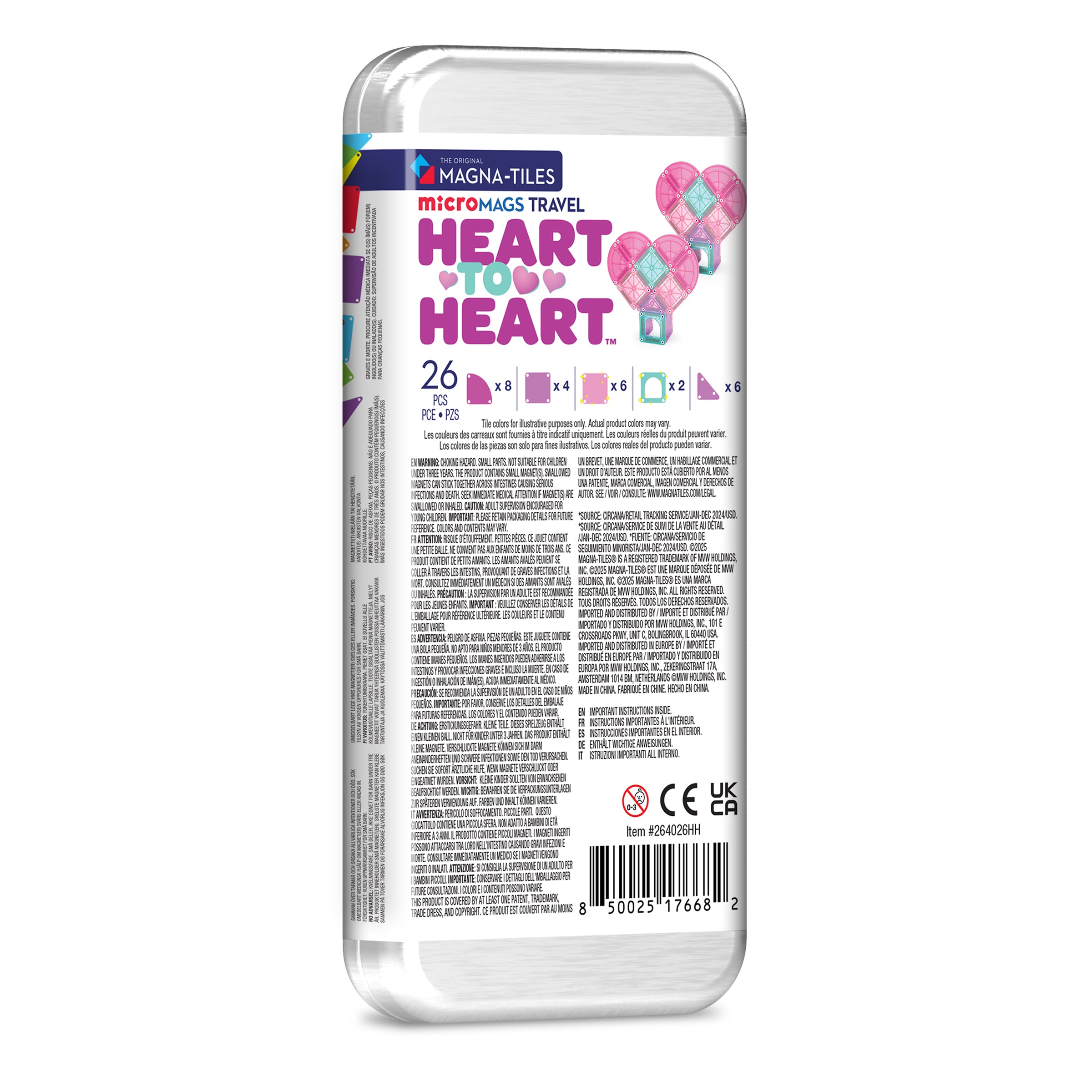 magna-tiles-micromags-heart-to-heart-26-teiliges-reise-magnetset image 7