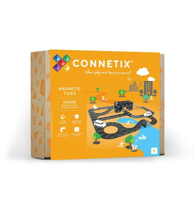 connetix-magnetbausteine-stra-en-kreativpaket-48-st-ck image 1