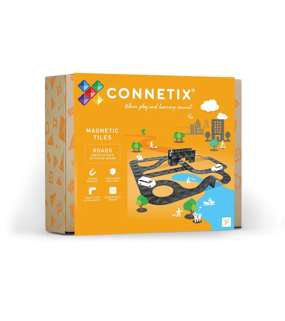 connetix-magnetbausteine-stra-en-kreativpaket-48-st-ck image 1