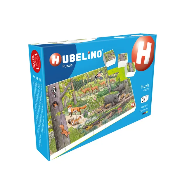 hubelino-tiere-des-waldes-puzzle-35-teilig-mit-grundplatte image 1