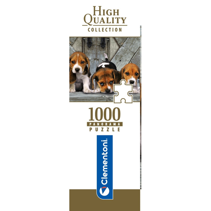 clementoni-puzzle-beagles-1000-teile-panorama-98-x-33-cm image 5