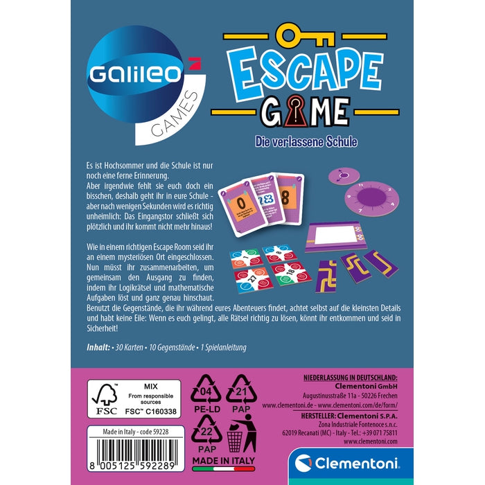 clementoni-galileo-games-escape-game-die-verlassene-schule-escape-room-brettspie image 4