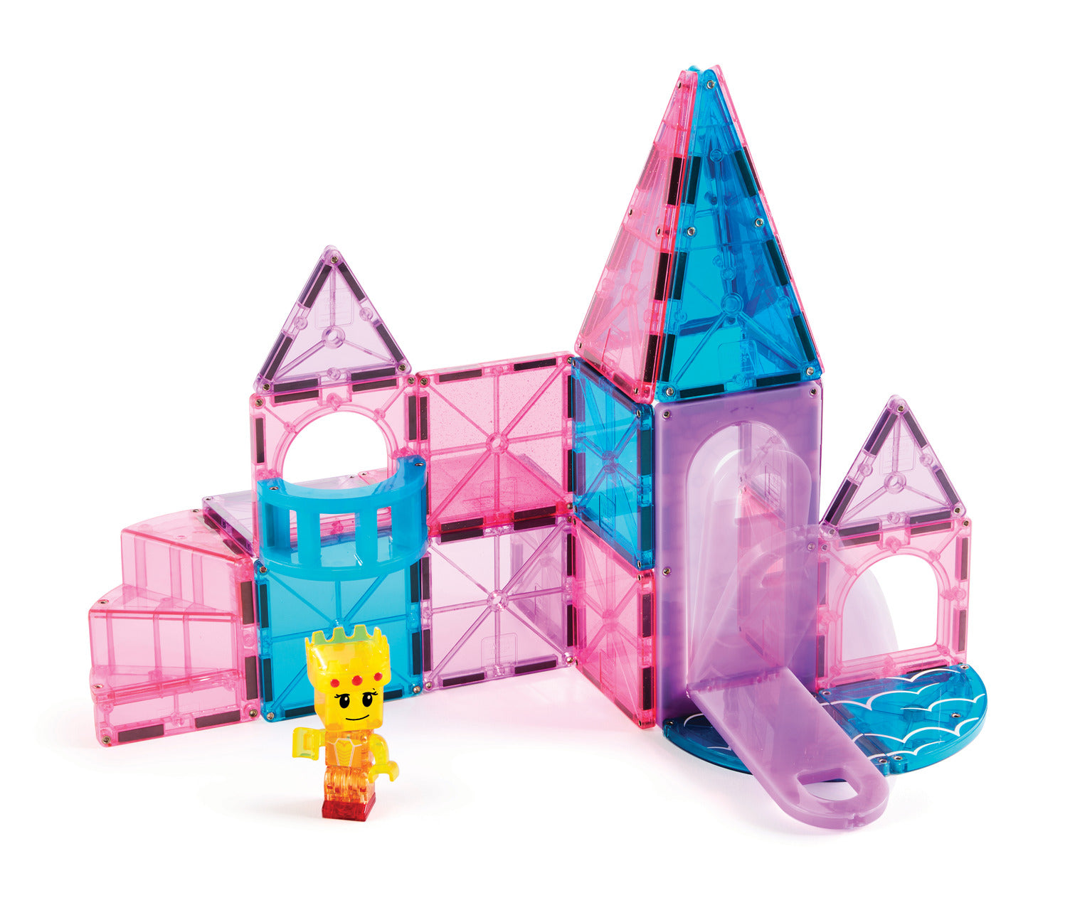 magna-tiles-castle-25-teiliges-magnet-bauset-mit-drache image 4